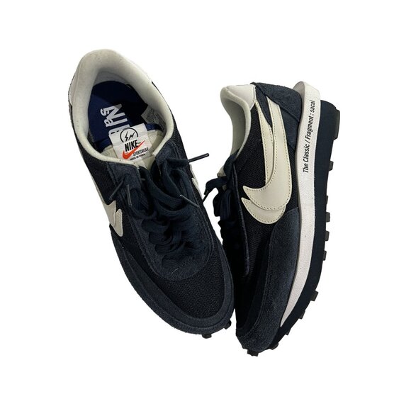 Nike LDWAffle x Sacai x Fragment Sneakers in Blackened Blue - Picture 1 of 9